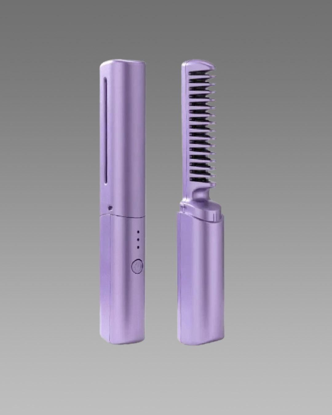 Meneflix Portable Mini Hair Straightener Cordless Hot Comb